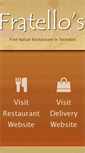 Mobile Screenshot of fratellos.co.uk